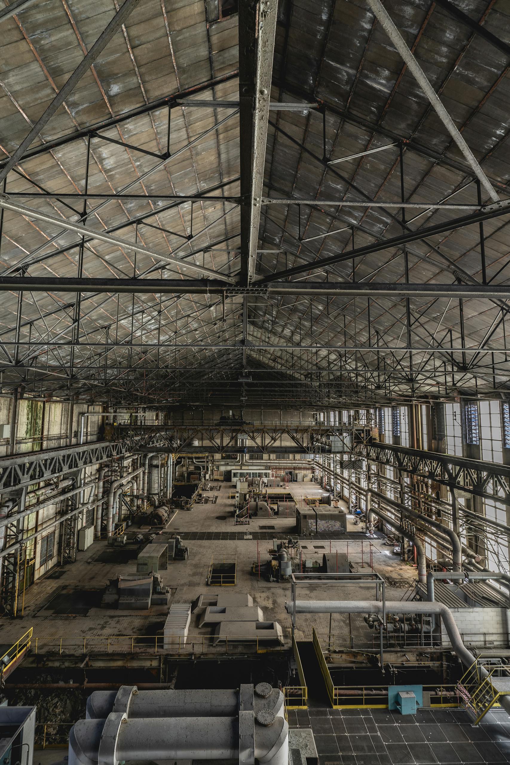 Interior de una nave industrial