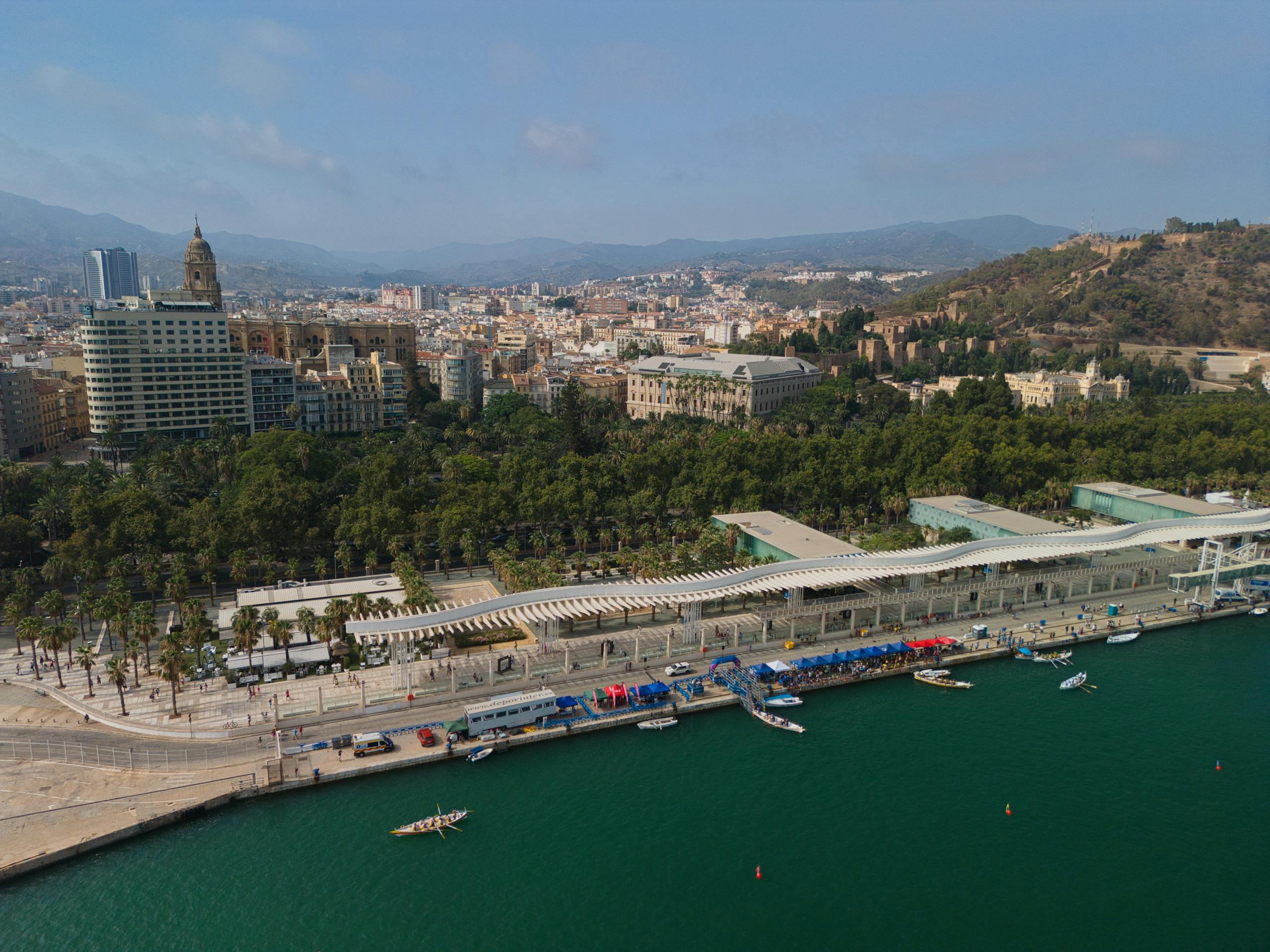 Vista de Málaga